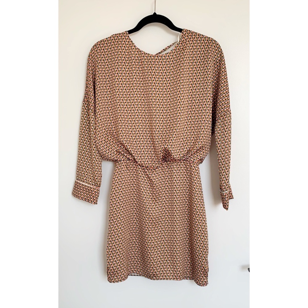 NWOT Zara gathered low back dress